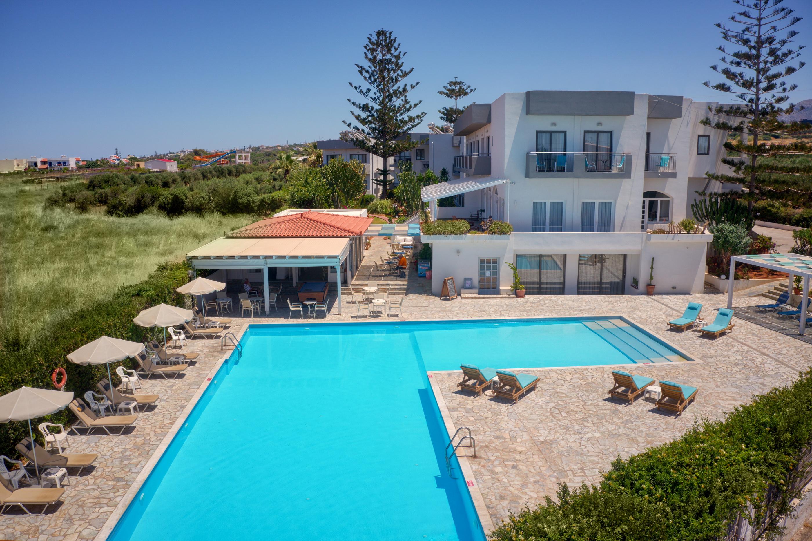 Oasis Beach Hotel - Adults Only Аниссарас Экстерьер фото